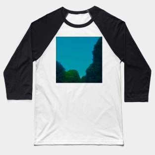 Green Trees and Turquoise Skies Baseball T-Shirt
